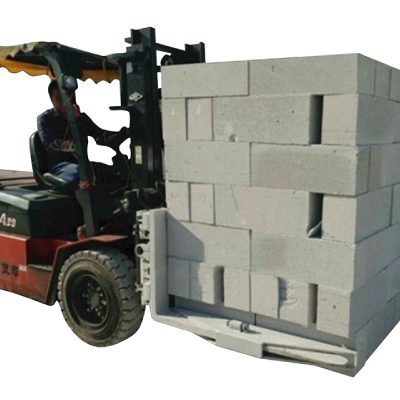 Hydraulisk gaffeltruck betonstensten blokering af løfteklemme